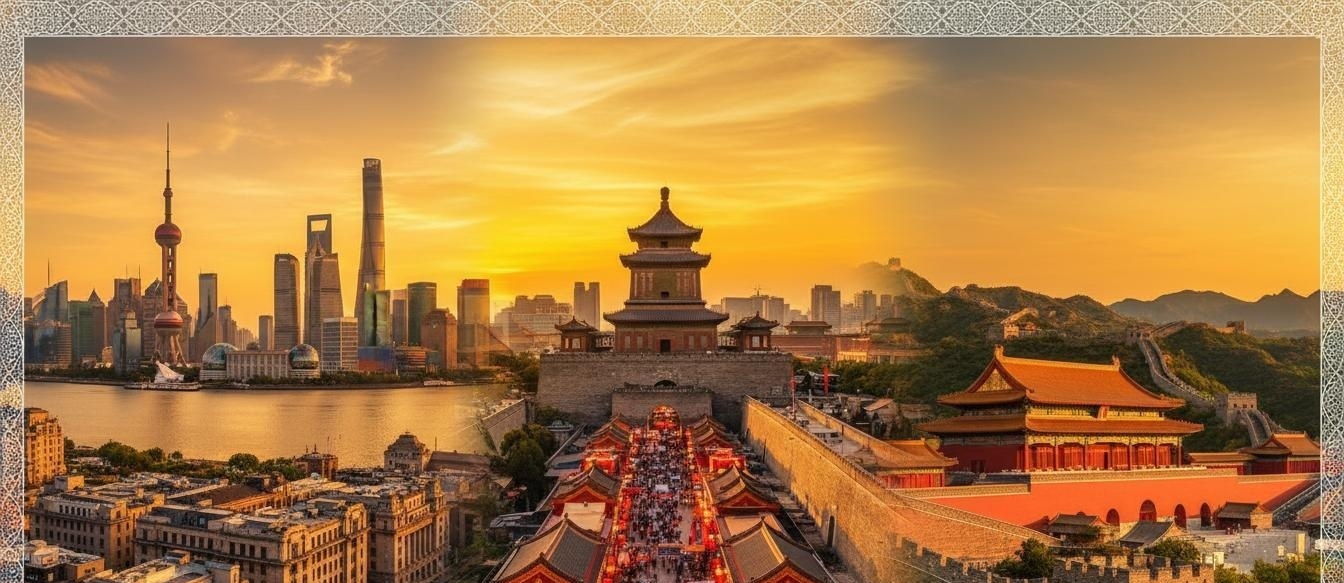 Arrival in Shanghai · Nanjing Road & The Bund · Halal Dinner