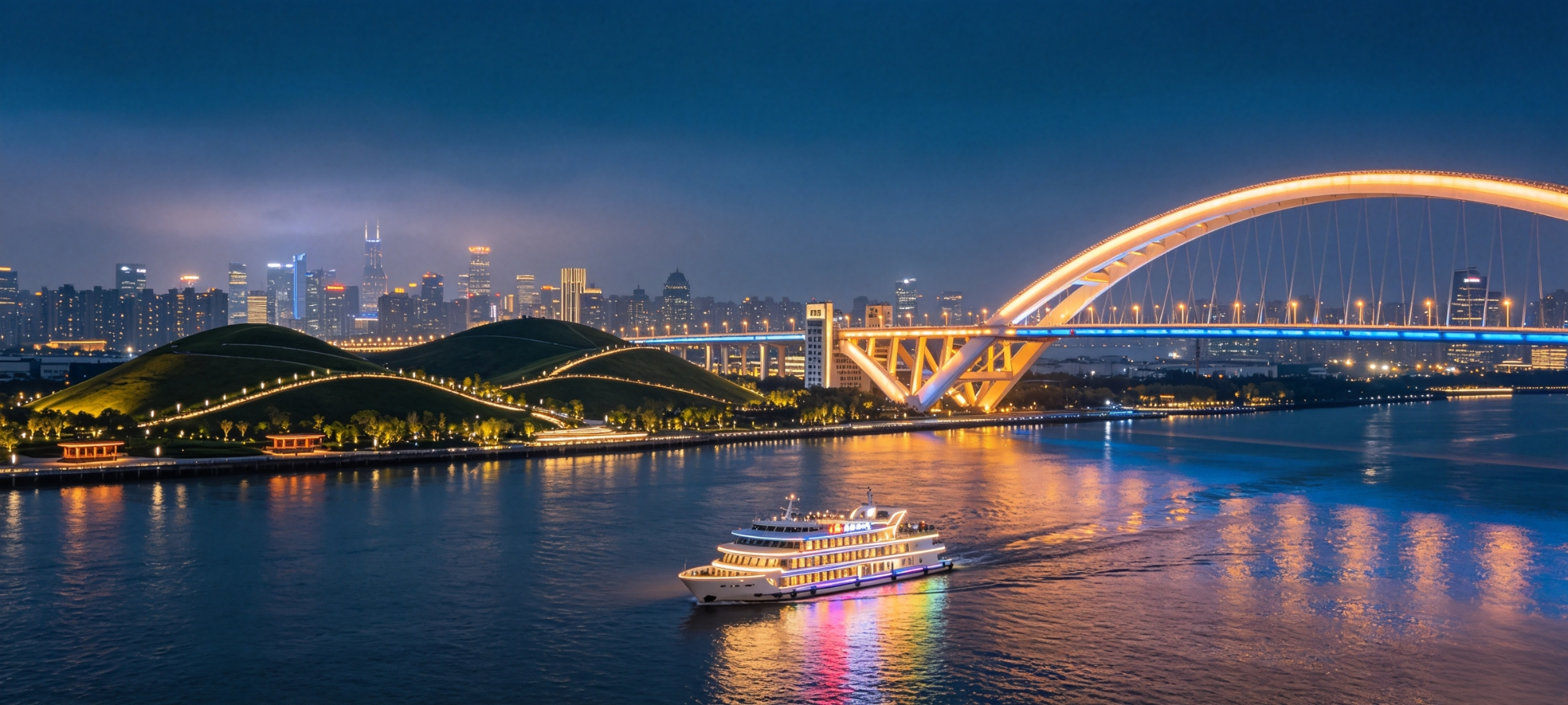 Skyfall Magic Shanghai Peak Glow Everbright Cruise and Orient Venice Tour