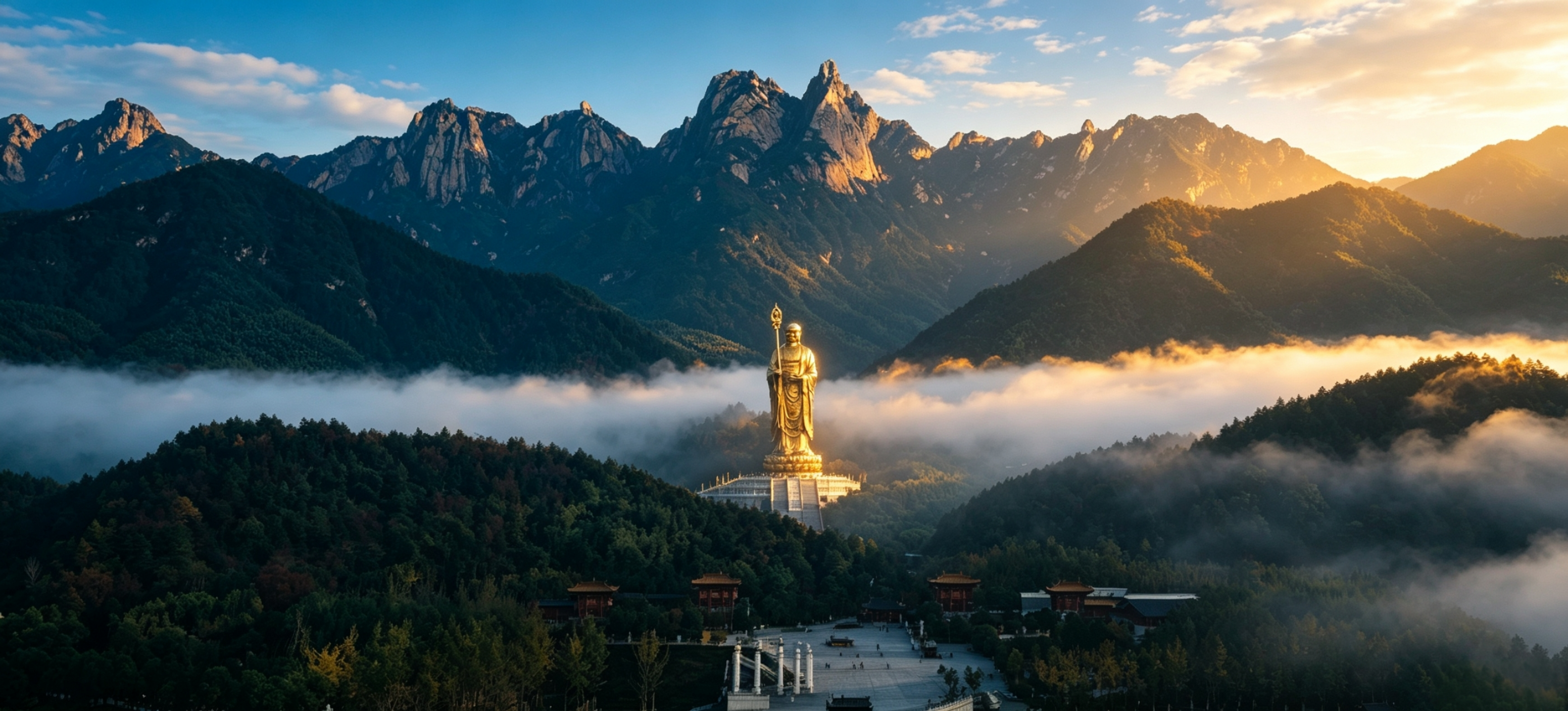 Shanghai Jiuhua Mt Buddhist Kingdom Tour by Bullet Train