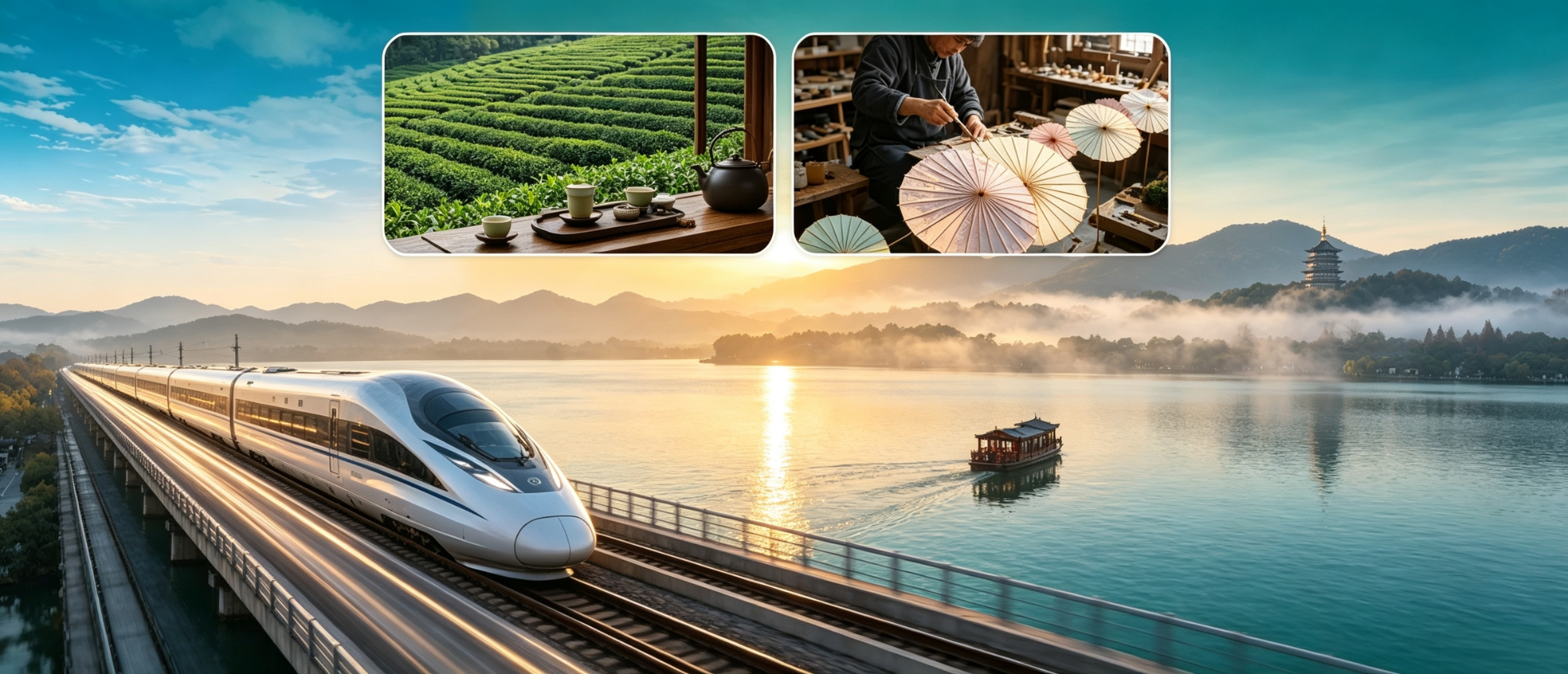 Hangzhou Heritage Tour from Shanghai by Bullet Train