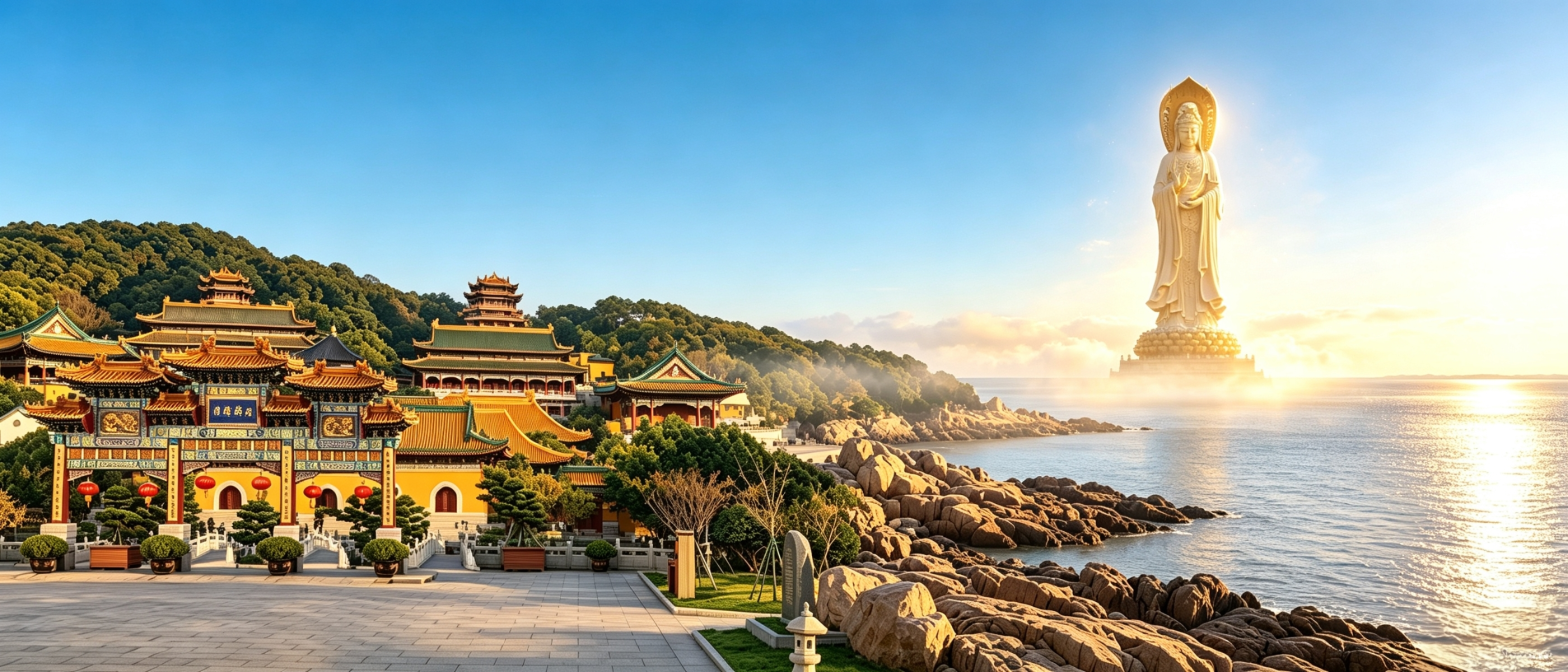 Sea & Sky Buddha Kingdom Tour from Shanghai