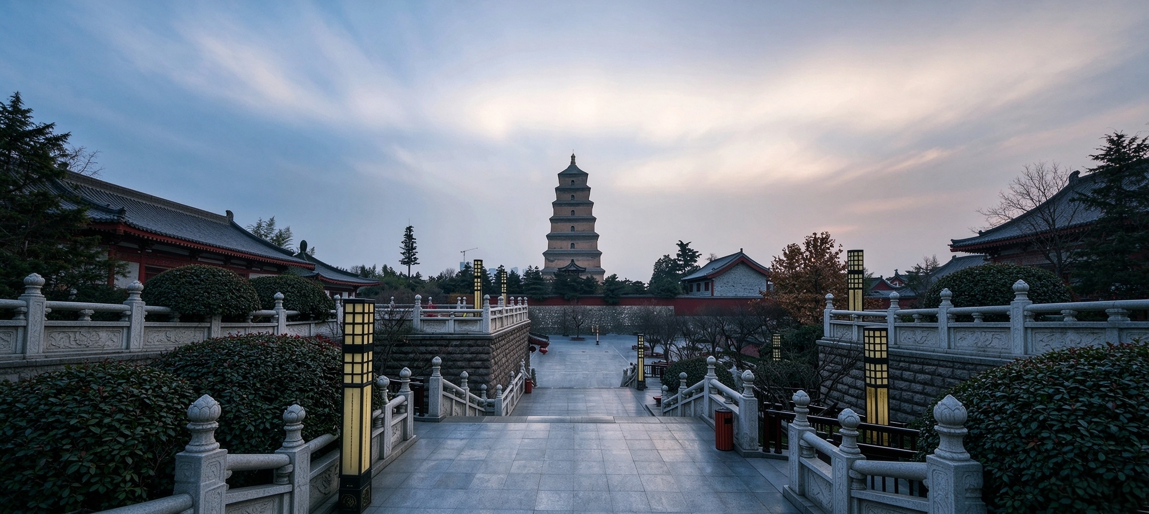 Big Wild Goose Pagoda & Da Ci'en Temple