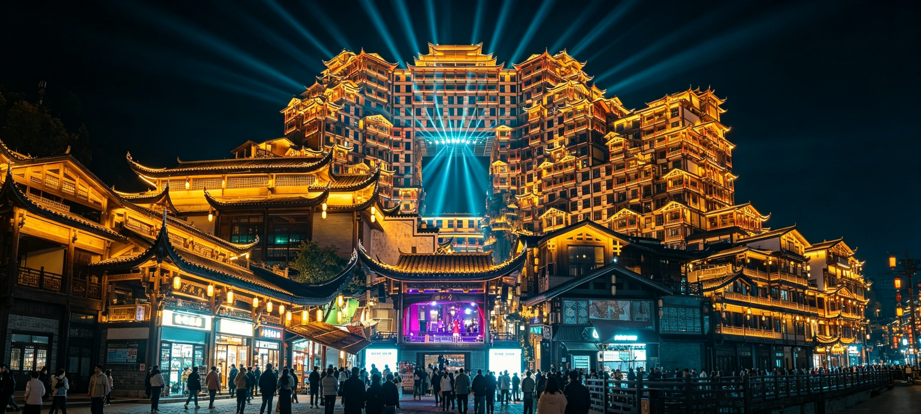 Arrival in Zhangjiajie · Urban Welcome & Fantasy Prelude