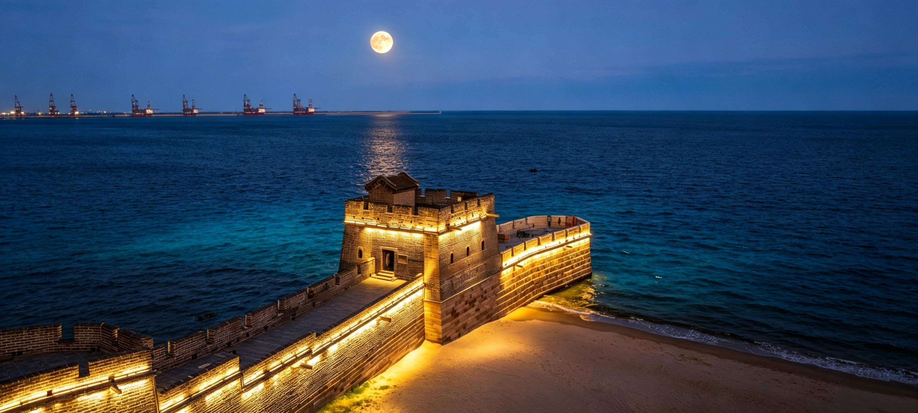 Shanhai Pass Great Wall + Huaxia Great Wall Wine Chateau