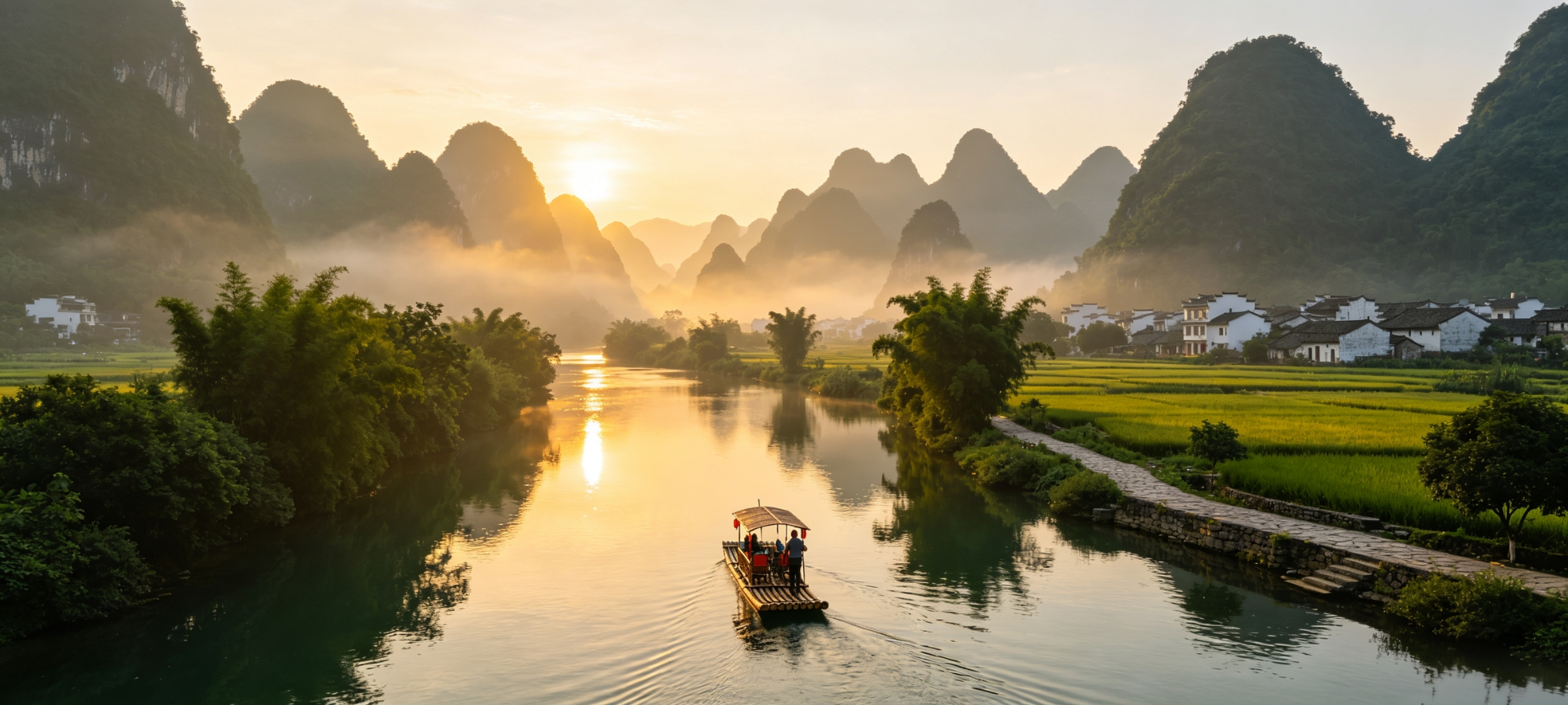 Yangshuo Ten Mile Gallery & Departure