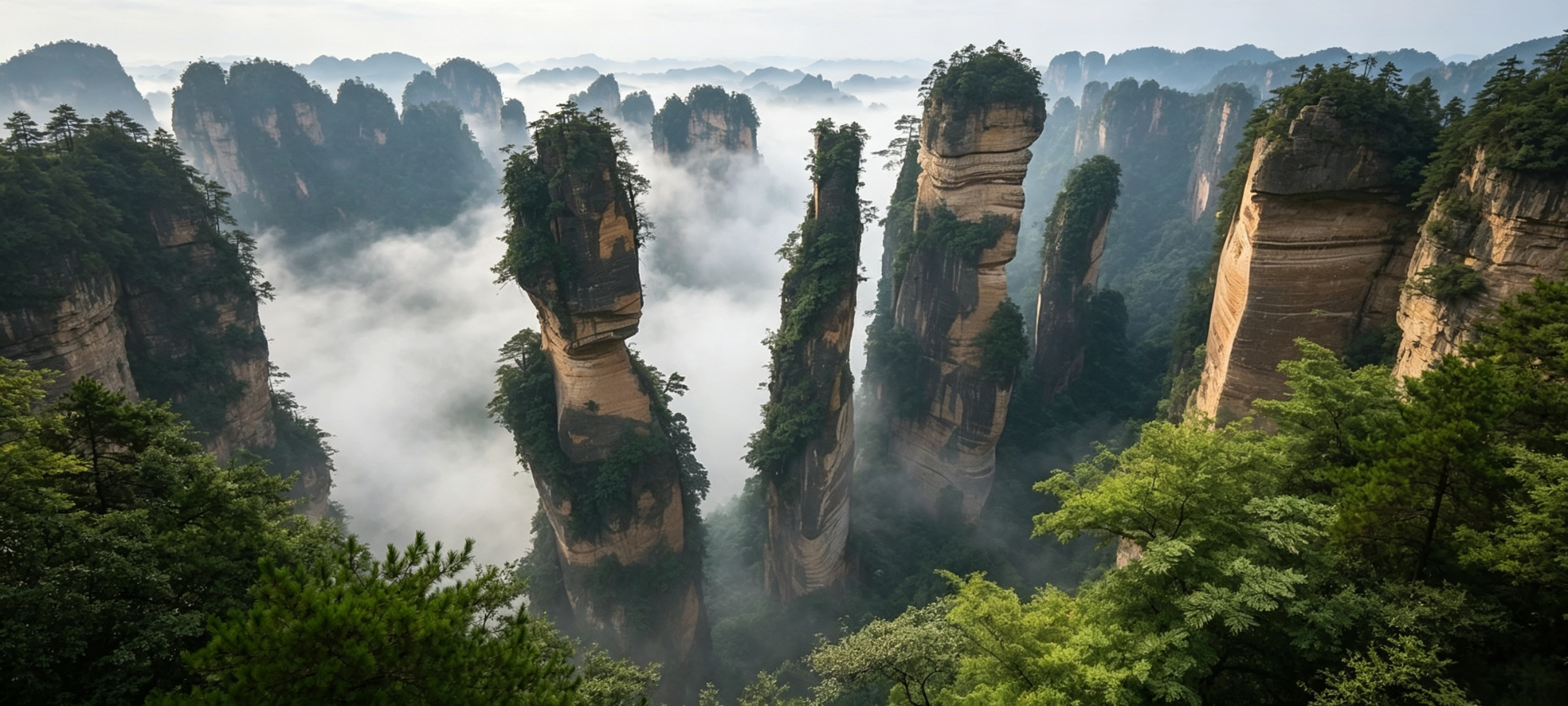 Zhangjiajie: Yuanjiajie & Golden Whip Stream